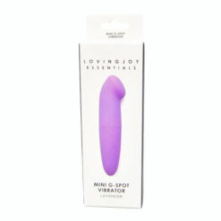 Loving Joy Mini G-Spot Vibrator Lavender 7 n10479 loving joy mini g spot vibrator lavender pkg