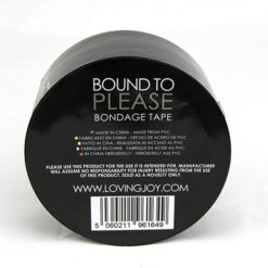 Bound to Please Bondage Tape Black 8 n10627 bound to please bondage tape 2