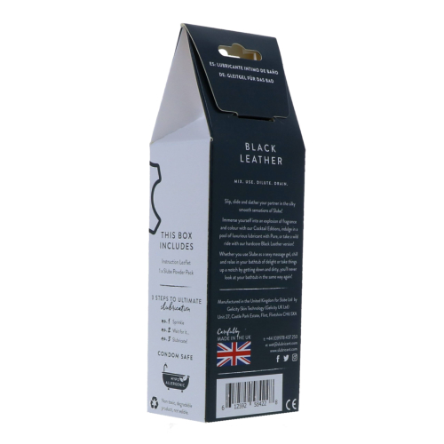 Slube Black Leather Water Based Bath Gel 250g 4 Slube Black Leather Water Based Bath Gel 250g - Image 4