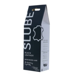 Slube Black Leather Water Based Bath Gel 250g 6 n10681 slube black leather single use 250g 1