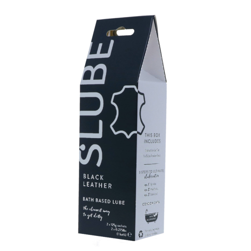 Slube Black Leather Water Based Bath Gel 250g 3 Slube Black Leather Water Based Bath Gel 250g - Image 3