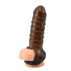 Loving Joy Boss Textured Penis Sleeve with Ball Loop 17 n10818 loving joy boss textured penis slleve with ball loop 8