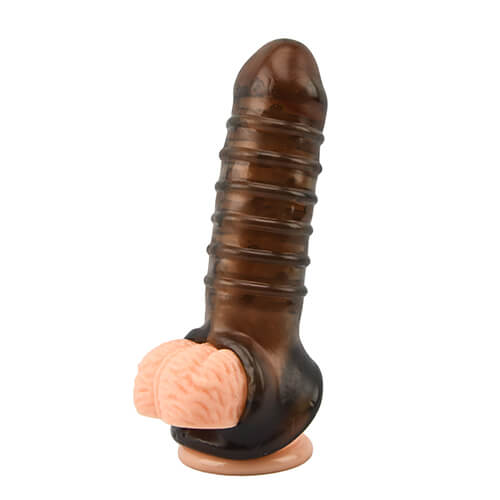 Loving Joy Boss Textured Penis Sleeve with Ball Loop 7 Loving Joy Boss Textured Penis Sleeve with Ball Loop - Image 7