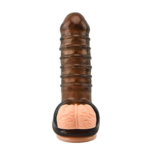Loving Joy Boss Textured Penis Sleeve with Ball Loop 8 Loving Joy Boss Textured Penis Sleeve with Ball Loop - Image 8