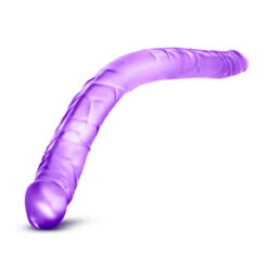 n10843 double dildo 16 inch purple 2