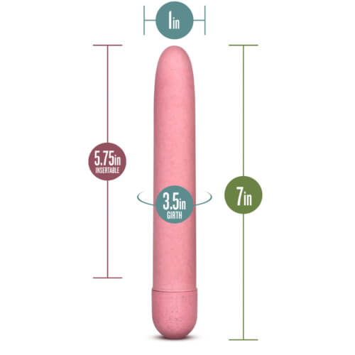 Gaia Biodegradable Eco Vibrator Pink 6 Gaia Biodegradable Eco Vibrator Pink - Image 6
