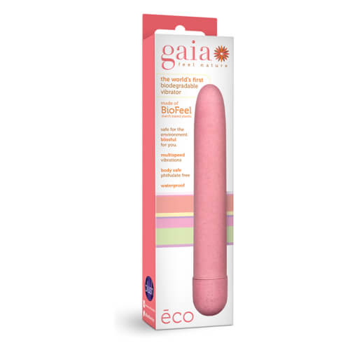 Gaia Biodegradable Eco Vibrator Pink 4 Gaia Biodegradable Eco Vibrator Pink - Image 4