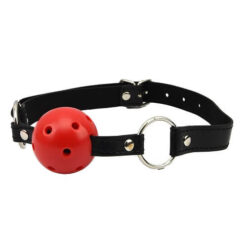 Bound to Please Breathable Ball Gag Red 10 n10931 bound please breathable ball gag 2