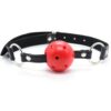 Bound to Please Breathable Ball Gag Red 14 n10931 btp breathable ball gag red