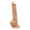n11009 9 5 inch realistic silicone dual density dildo with suction cup with balls 1