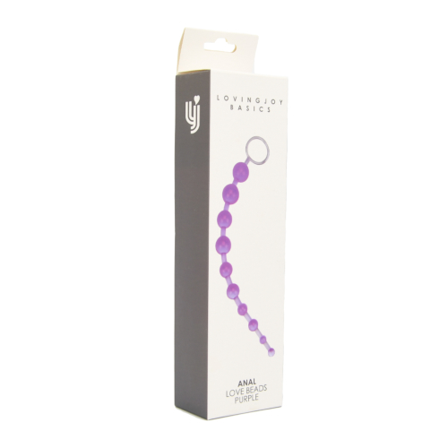 Loving Joy Anal Love Beads Purple 3 Loving Joy Anal Love Beads Purple - Image 3