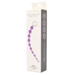 Loving Joy Anal Love Beads Purple 8 n8442 loving joy anal love beads purple packaged 2