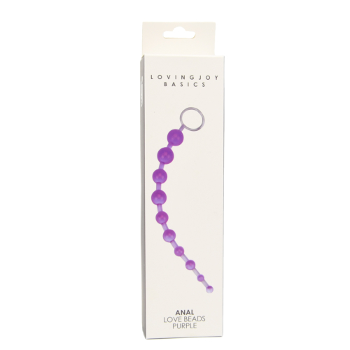 Loving Joy Anal Love Beads Purple 1 Loving Joy Anal Love Beads Purple