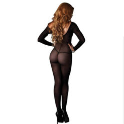 Leg Avenue Sheer Long Sleeves Bodystocking 6 n9159 leg avenue sheer long sleeves bodystocking 2