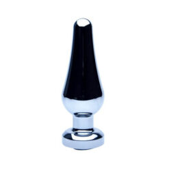 Precious Metals Smooth Silver Butt Plug-Small 6 ns7104 precious metals smooth silver anal plug small 2