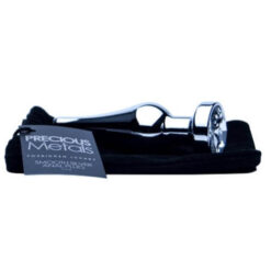 ns7105 precious metals smooth silver anal plug medium 3 2