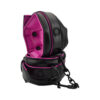n11403 bound to please pink black ankle cuffs 1