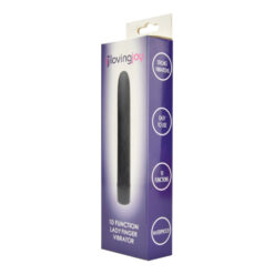 n11434 loving joy 10 function lady finger vibrator black 2