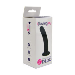 n11510 loving joy smooth silicone dildo 5 inch pkg 2
