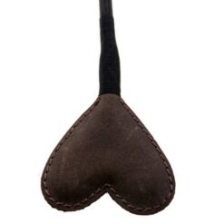 n10103 bound nubuck leather riding crop 4 1 2