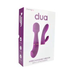 n10700 loving joy dua interchangeable vibrator new 2 pkg