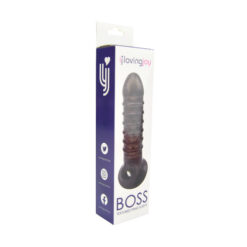 Loving Joy Boss Textured Penis Sleeve with Ball Loop 21 n10818 loving joy boss textured penis sleeve with ball loop 2 pkg 1