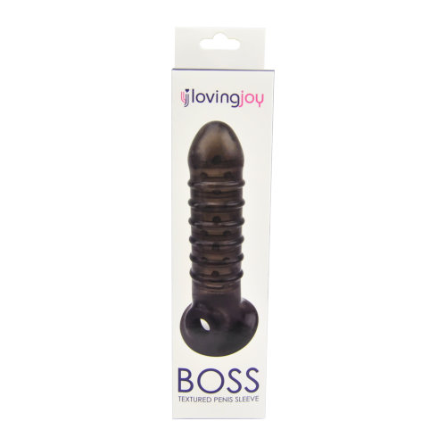 Loving Joy Boss Textured Penis Sleeve with Ball Loop 9 Loving Joy Boss Textured Penis Sleeve with Ball Loop - Image 9