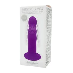 n11689 dual density cushioned core vibrating sc ribbed silicone dildo 7inch 2