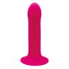 n11692 dual density cushioned core vibrating suction cup silicone dildo 6 5inch 1
