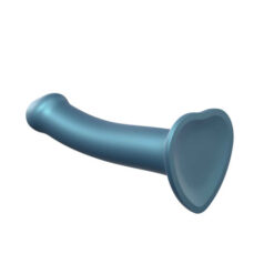 n11730 strap on me duck egg blue metallic shine mono density dildo medium 1
