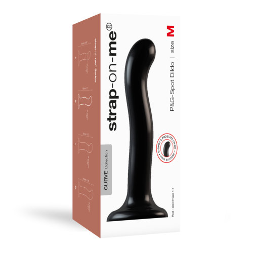 Strap-on-Me P&G Spot Dildo Medium Black 12 Strap-on-Me P&G Spot Dildo Medium Black - Image 12