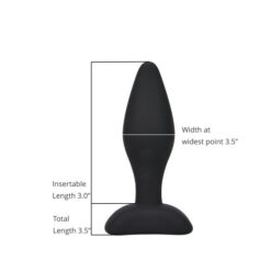 n11780 loving joy silicone anal plug small sizing