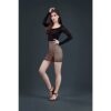 n11789 moonlight long sleeve mini dress black os 1