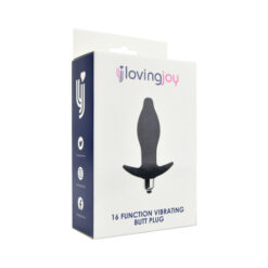n11798 loving joy vibrating butt plug pkg 1