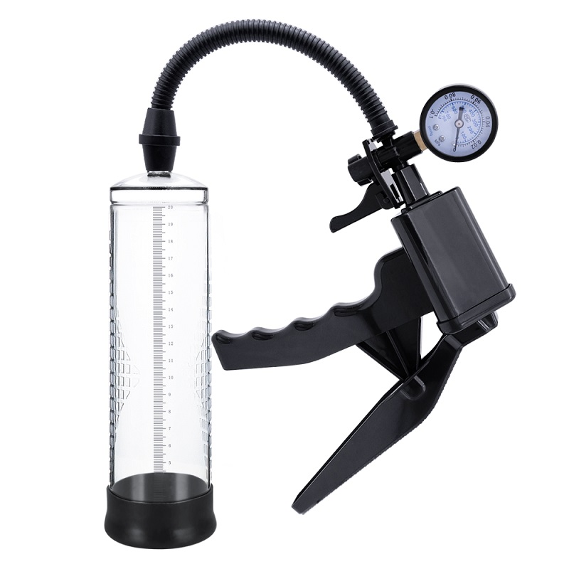 Rev-Pump Gauge Pistol Grip Penis Pump 1 Rev-Pump Gauge Pistol Grip Penis Pump