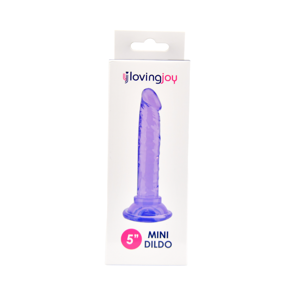 Loving Joy 5 Inch Beginners Dildo Purple 6 Loving Joy 5 Inch Beginners Dildo Purple - Image 6