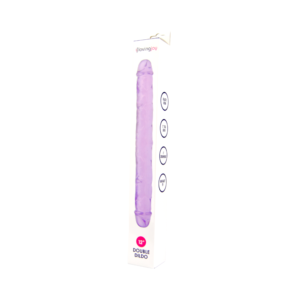 Loving Joy 12 Inch Double Dildo Purple 9 Loving Joy 12 Inch Double Dildo Purple - Image 9