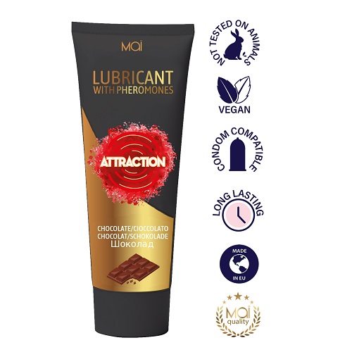 Mai Attraction Lubricant with Pheromones Chocolate 100ml 3 Mai Attraction Lubricant with Pheromones Chocolate 100ml - Image 3