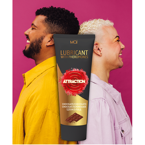 Mai Attraction Lubricant with Pheromones Chocolate 100ml 6 Mai Attraction Lubricant with Pheromones Chocolate 100ml - Image 6