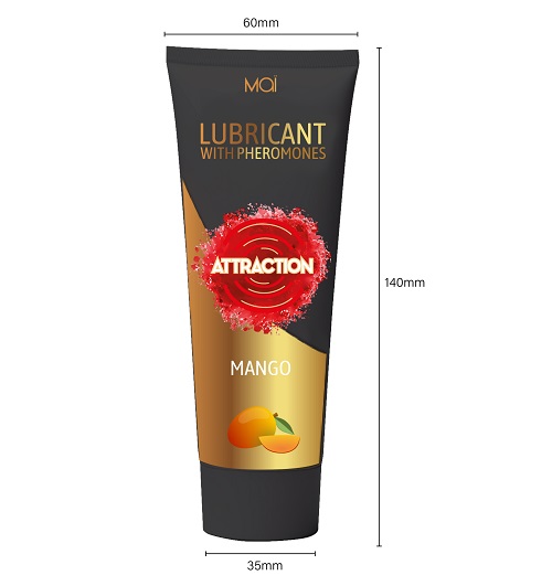 Mai Attraction Lubricant with Pheromones Mango 100ml 4 Mai Attraction Lubricant with Pheromones Mango 100ml - Image 4