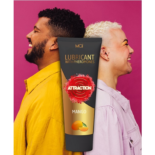 Mai Attraction Lubricant with Pheromones Mango 100ml 6 Mai Attraction Lubricant with Pheromones Mango 100ml - Image 6
