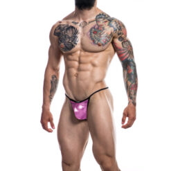 C4M G-String Pink Skai Extra Large 8 n12043 c4m g string pink skai x large front