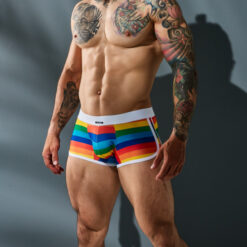 n12045 c4m athletic trunk rainbow medium lifestyle