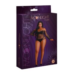 Moonlight Black Off the Shoulder Sparkle Body Plus Size 11 n12135 moonlight black off shoulder sparkle body plus size 5