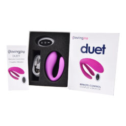 Loving Joy Duet Remote Control Couples Vibrator 21 n12198 loving joy duet remote controlled couples vibrator pkg 2