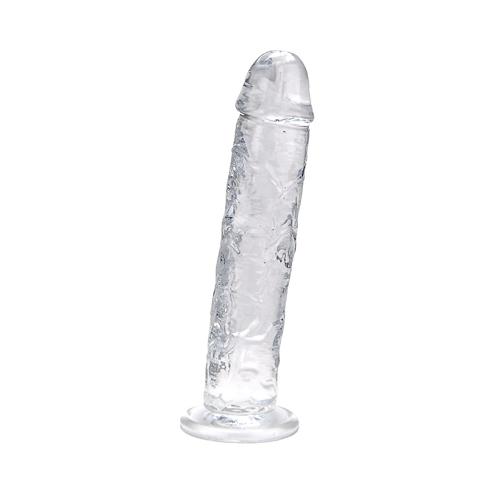 Loving Joy 8.5 Inch Suction Cup Dildo Clear 5 Loving Joy 8.5 Inch Suction Cup Dildo Clear - Image 5