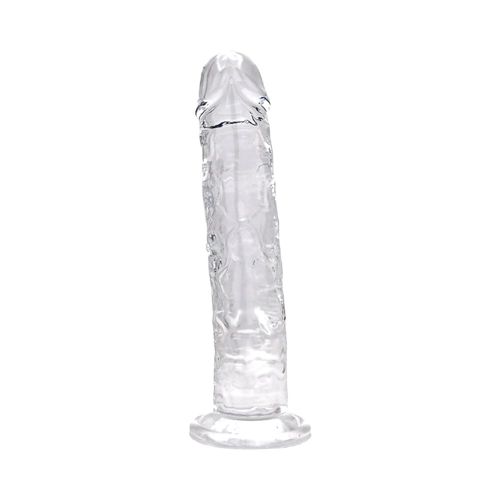 Loving Joy 9.5 Inch Suction Cup Dildo Clear 4 Loving Joy 9.5 Inch Suction Cup Dildo Clear - Image 4