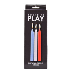 n12142 bound to play hot wax candles 3 pack pkg