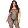 n12360 leg avenue seamless crochet bodystocking plus size 1