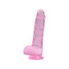 Loving Joy 7 Inch Dildo with Balls Pink 16 n12311 loving joy 7 inch dildo with balls pink 3